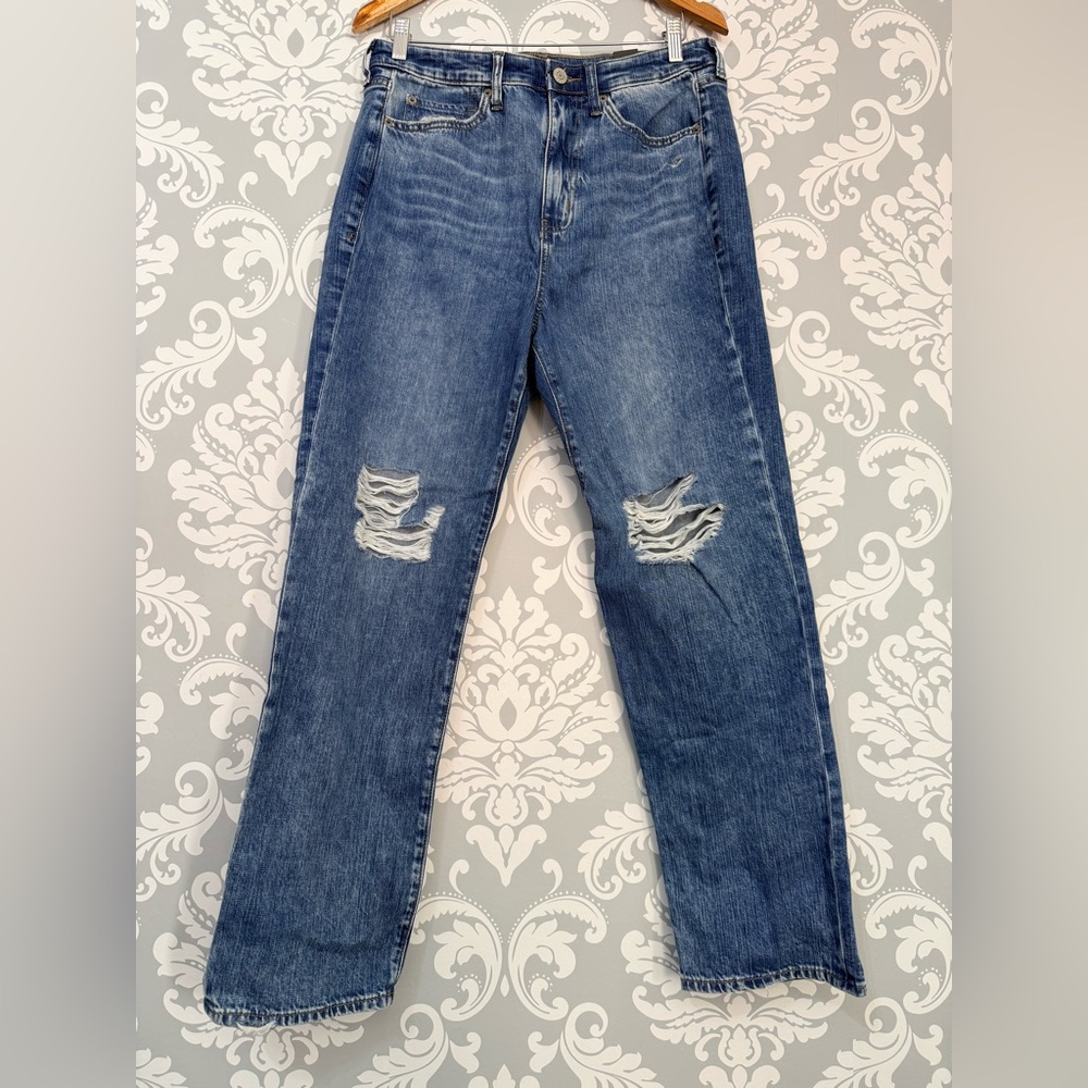 Torrid Distressed High Rise Stretch + Rigid Jeans - Picture 2 of 9